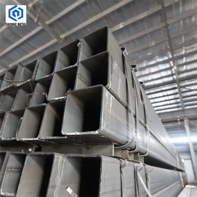 ss400 ms welding 100x100 25/1.5 hollow black iron square 12mm steel pipe