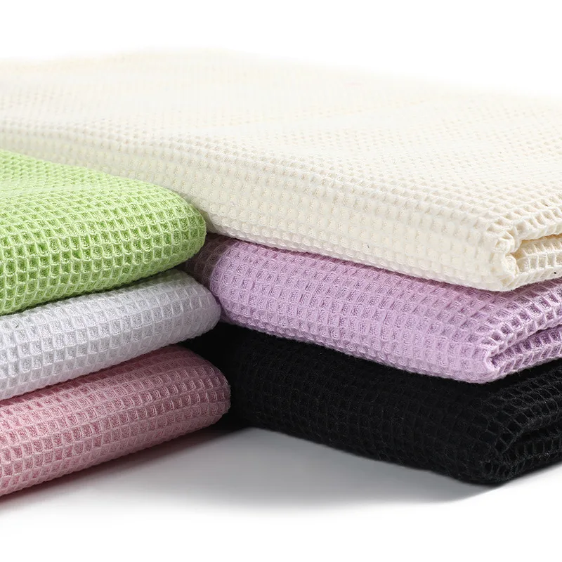 21*21 cotton waffle textile fabric sofa cover slacks texture woven fabric