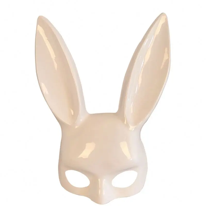 Bunny Ear Rabbit Mask Women Masquerade Rabbit Mask Cosplay Headwear Rabbit Mask Cosplay Party Props for Halloween Party