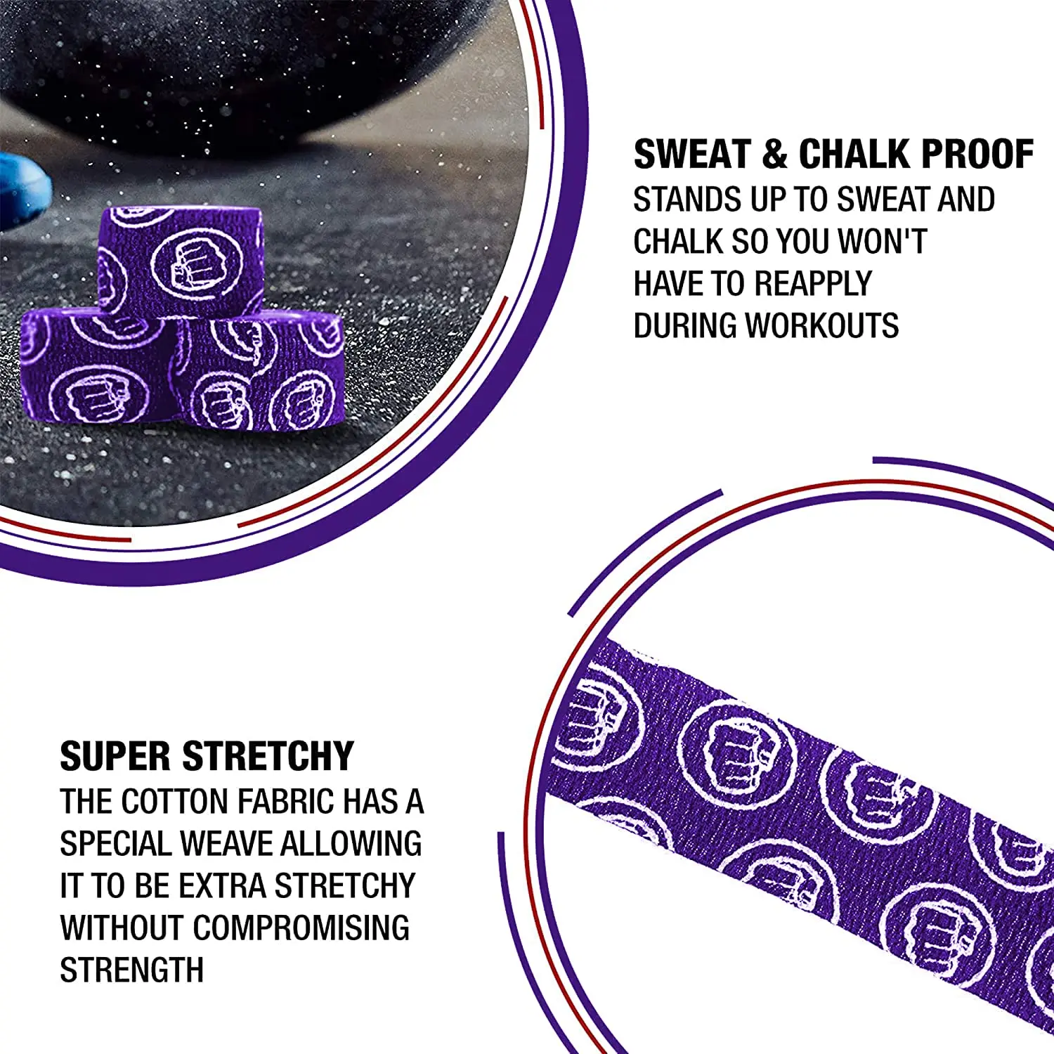 Hot grip tape sports tape fitness training protection fingers wrist comfortable elastic weightlifting bandage wrap