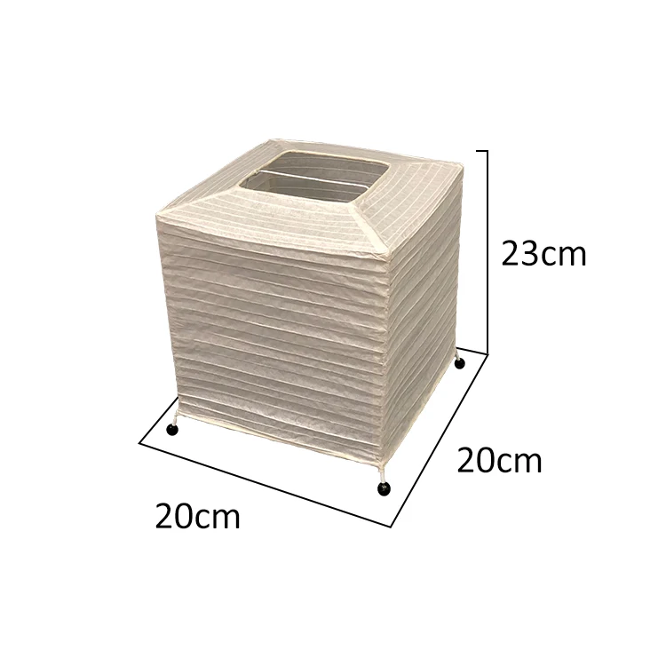 Indoor home decoration simple moder style Luminary light bedroom paper table lamp