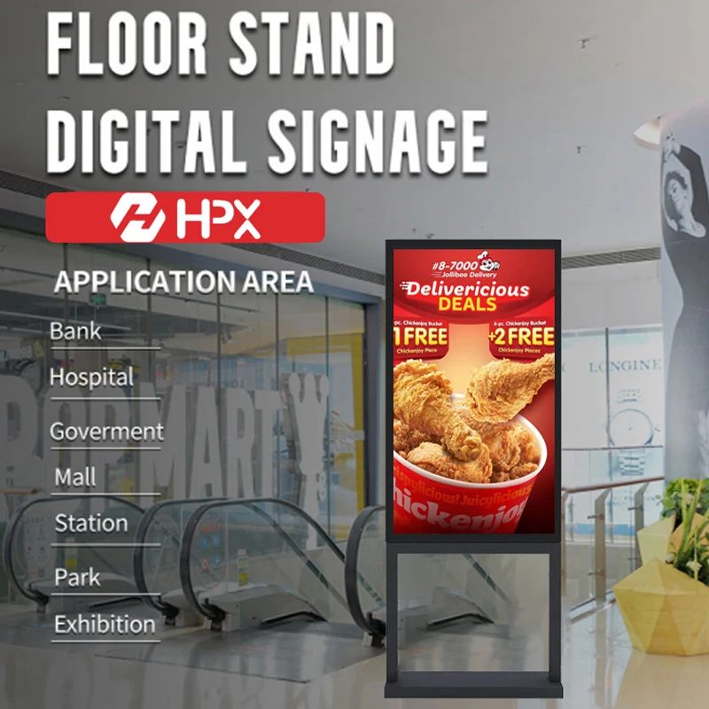 Shopping Mall Kiosk 43 49 55 Inch Indoor Floor Stand Display Android Digital Signage Touch Totem Lcd Advertising Screens