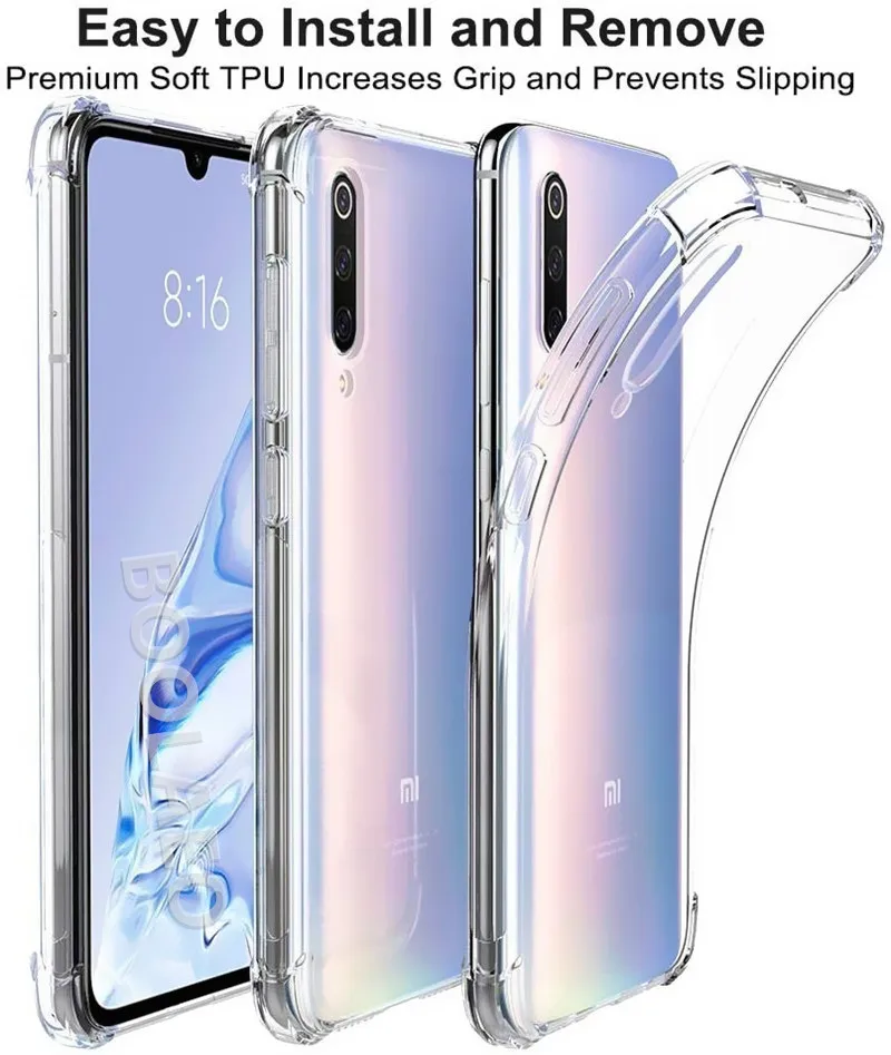  Чехол для телефона Xiaomi Mi 10 CC9 Note10 CC9E A3 Redmi Note 9S 9 Pro MAX K30 8 8A 8Т Силиконовый противоударный прозрачный