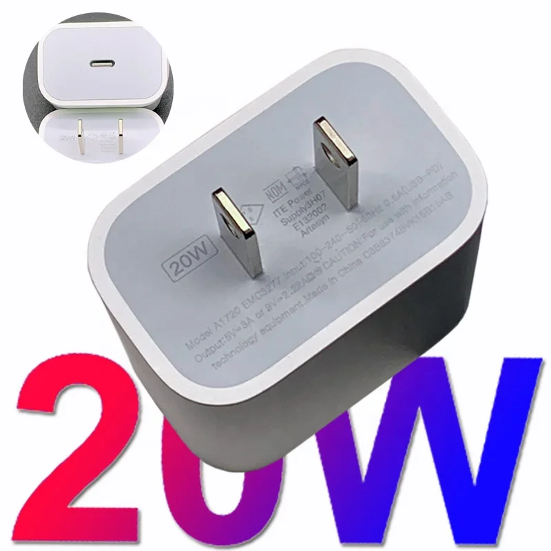 
US EU UK AU original 5W 18W 20W type c usb c charger fast quick phone wall pd charger 20w charger for iphone x xr 11 12 pro max 