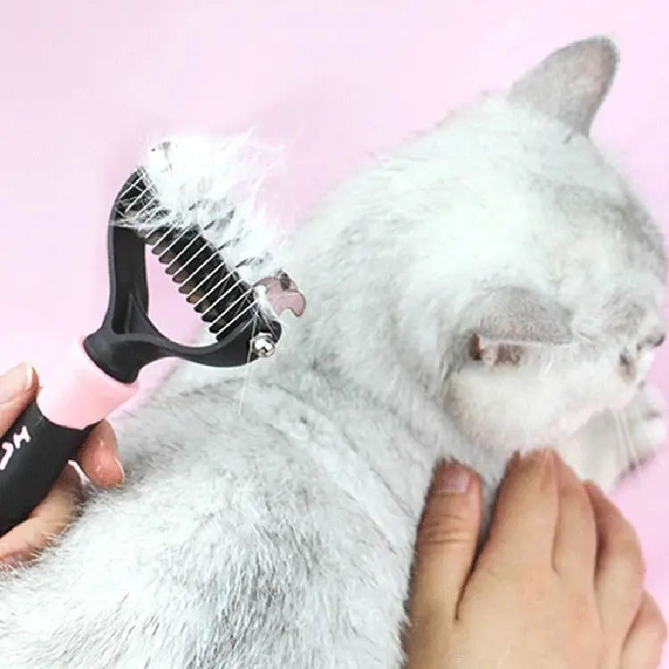 Dog Grooming  Comv Cat Brush Deshedder Brush Dogs Shedding Tool for Long matted Haired Pets
