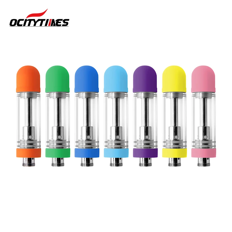 
colored cbd cartridge 510 vape tank big 2.0mm hole size vape pen cartridge 1ml 