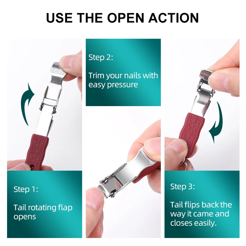 New creative mini nail clippers korea high quality stainless steel nail cutter wholesale safety nail clippers for baby