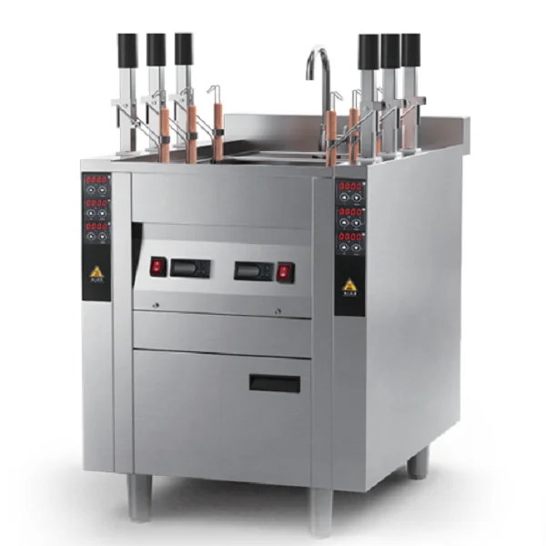 Электрическая автоматическая машина для приготовления макаронных изделий ресторана 6 корзин подъемная лапши оборудование коммерческих кухонь