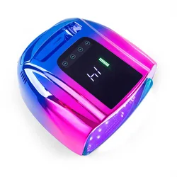 Rechargeable 96W UV LED Profession Curing Technology Nail Lamp Manicure Strong Uv Gel Nail Machine