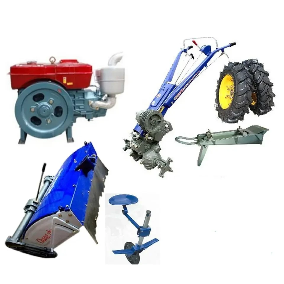 Hand Tractors for Agriculture Mini Farming Machinery Agricultural Walking Tractor  South Africa Farm Tractor for Sale