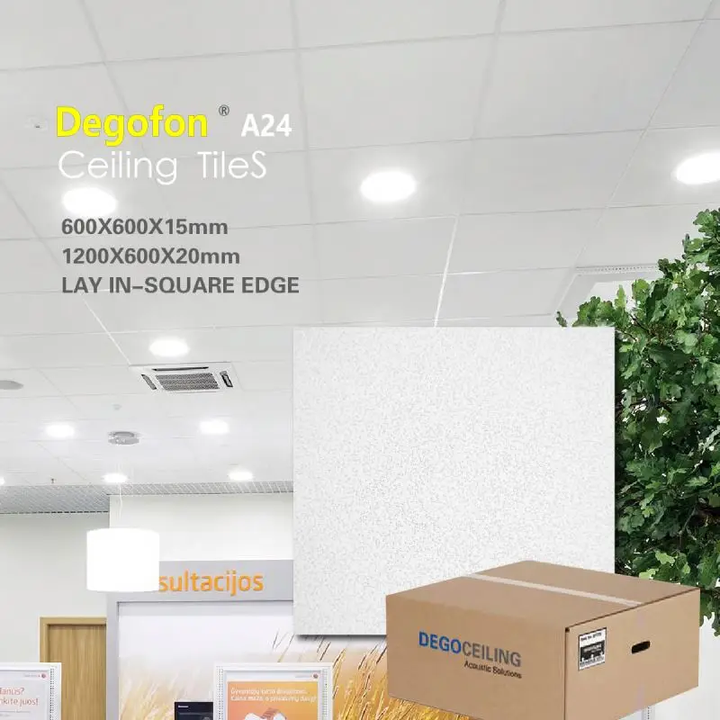 Ceiling Acoustic 60x60cm For New Lightweight Products Panel Suspended Ceilings
