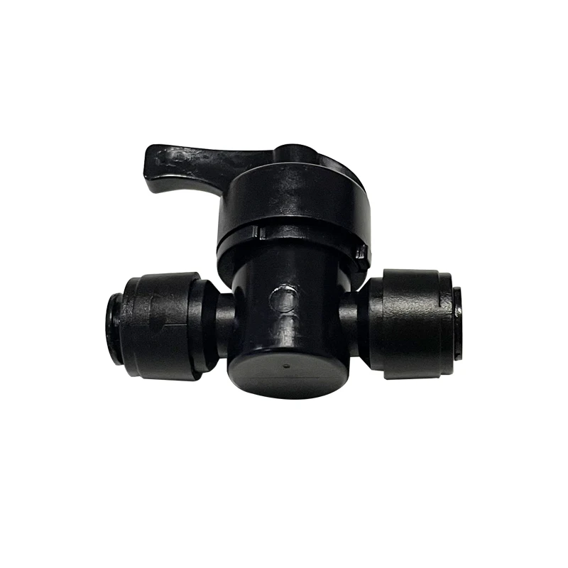 1/4 3/8 Ball Valve Water Filter Pressure  Backflush Ball Valve for RO Water Filter Spare Parts Quick Connect Fittings