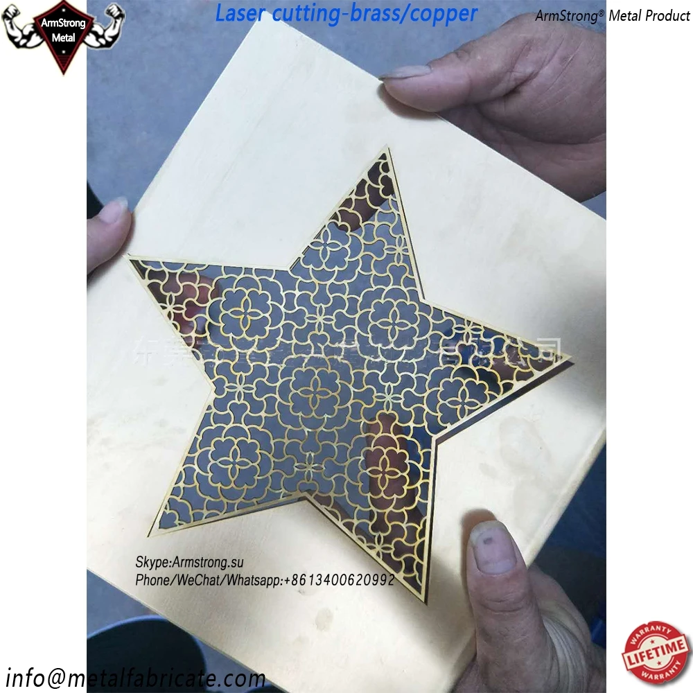
ArmStrong Metal ARMS377LC wholesale Beryllium copper brass copper alloy cnc laser cutting service manufacturer 