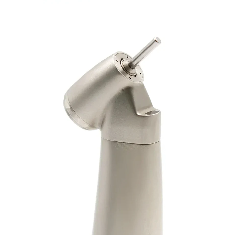Dental 1:4.2 45 Degree Contra Angle Handpiece Push Button Red Ring Fiber Opetic Low Speed Handpiece Lab Equipment