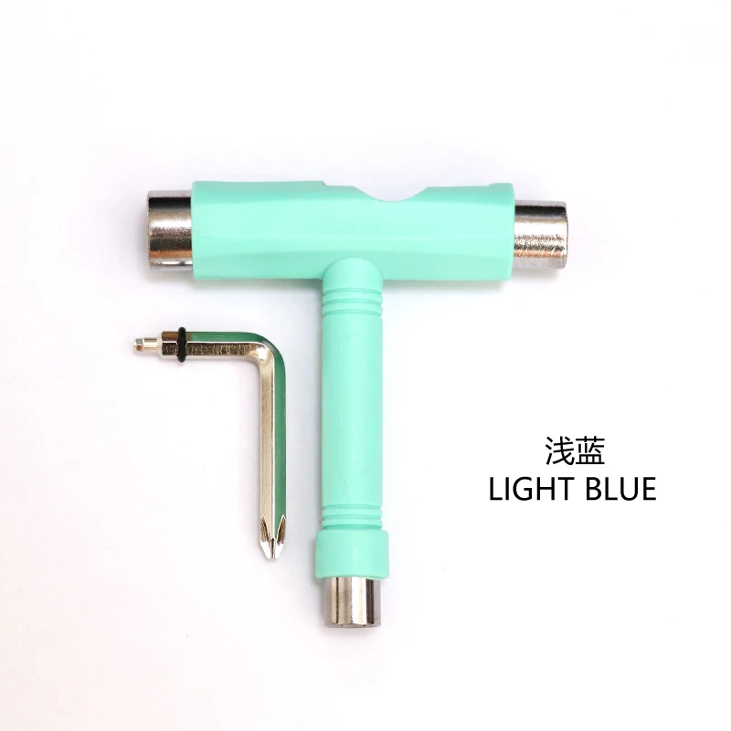 Wholesale Cheap T Shape Custom Multifunction Skateboard Tools