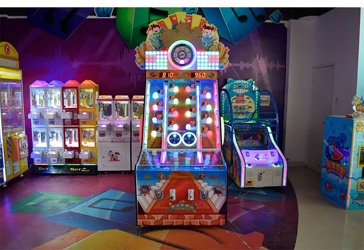 Indoor coin operated arcade amusement park Lucky Monopoly ticket lottery game machine amusement for sale