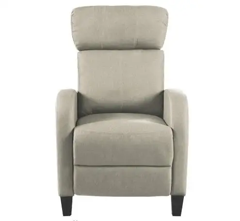 Hot sale lazy people solid wood fabric chair for living room furniture recliner chair