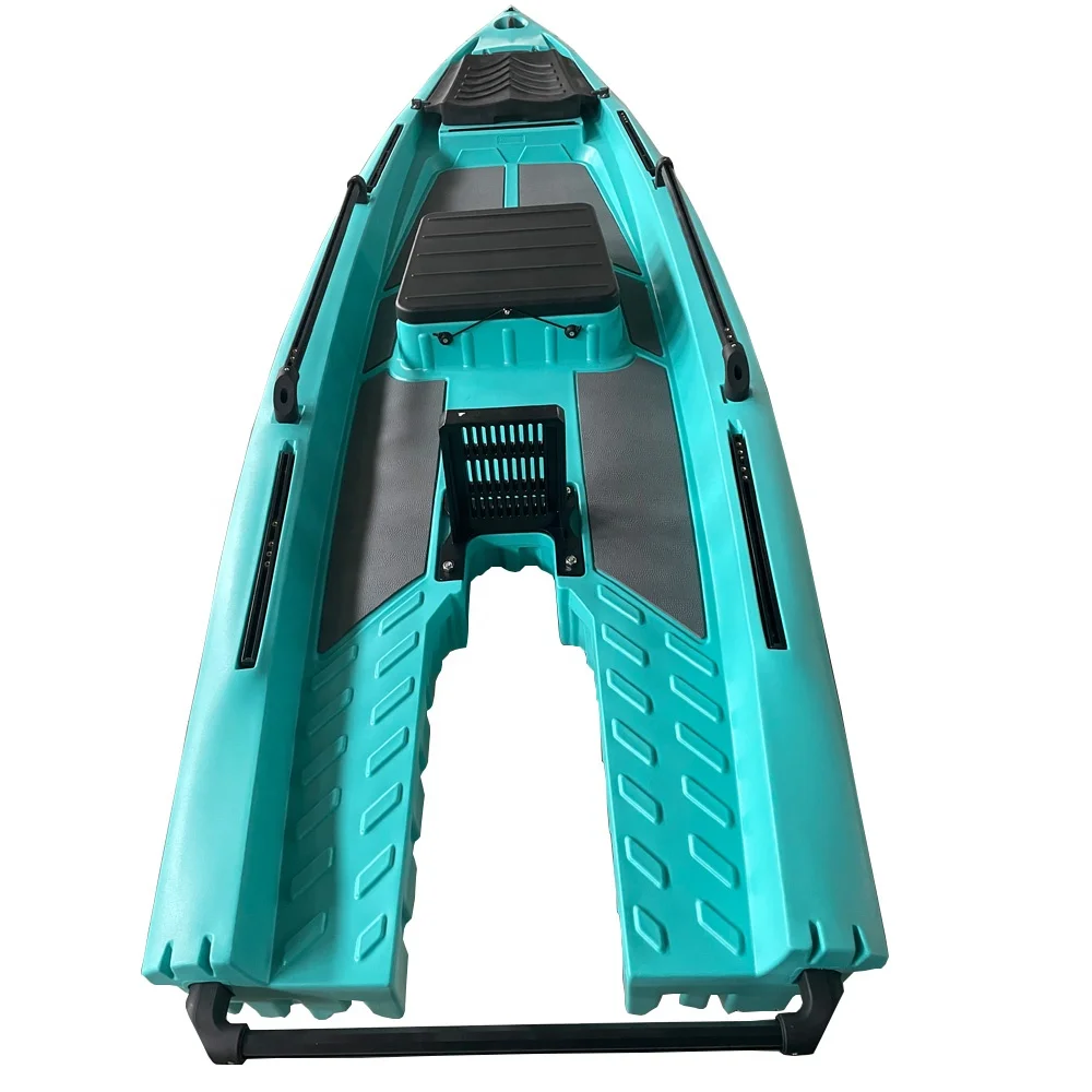 Сидеть на вершине оригинальная 4 м 14ft заводская цена solo skiff лодка Рыбалка каяк с мотором