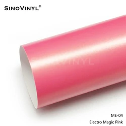 SINOVINYL ME-05 Mystic Electro Fire Red Color Changing Air Bubble Free Car Film Vinyl Auto Wraps