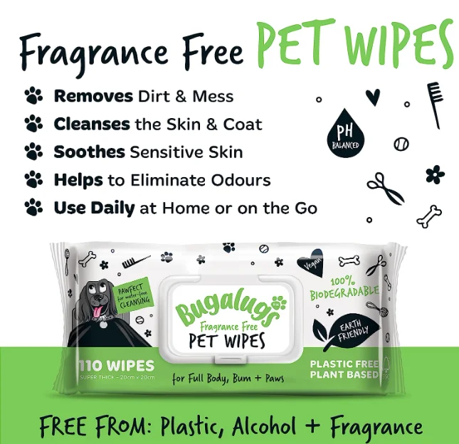 100% Free Biodegradable pet wipes for pet full body eye wipes ear wipes bum & paws