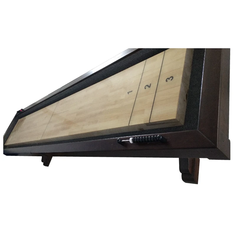 Wholesale Price Solid Wood Modern Professional Outdoor Shuffle board shuffleboard Table Dining 12ft