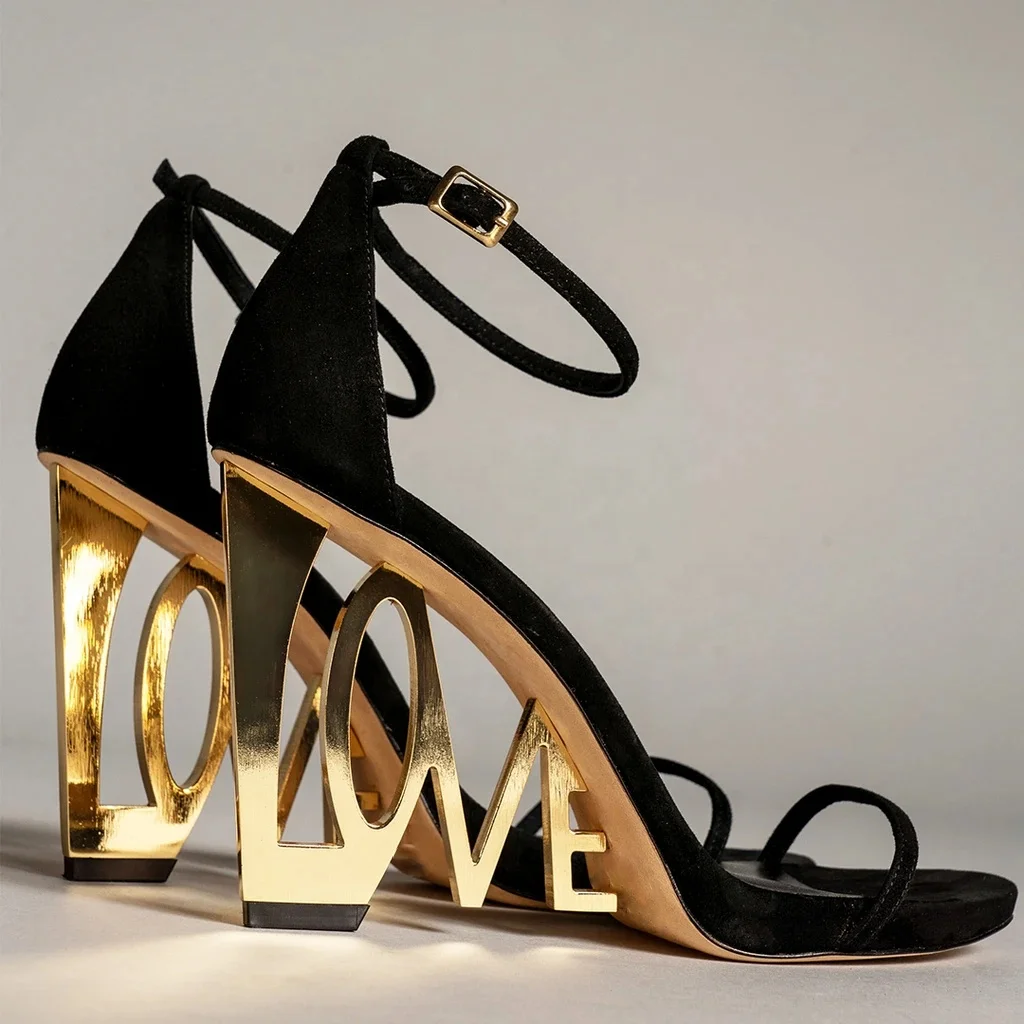 special love letter solid wedge heel 2021 new fashion design for women and ladies sandals