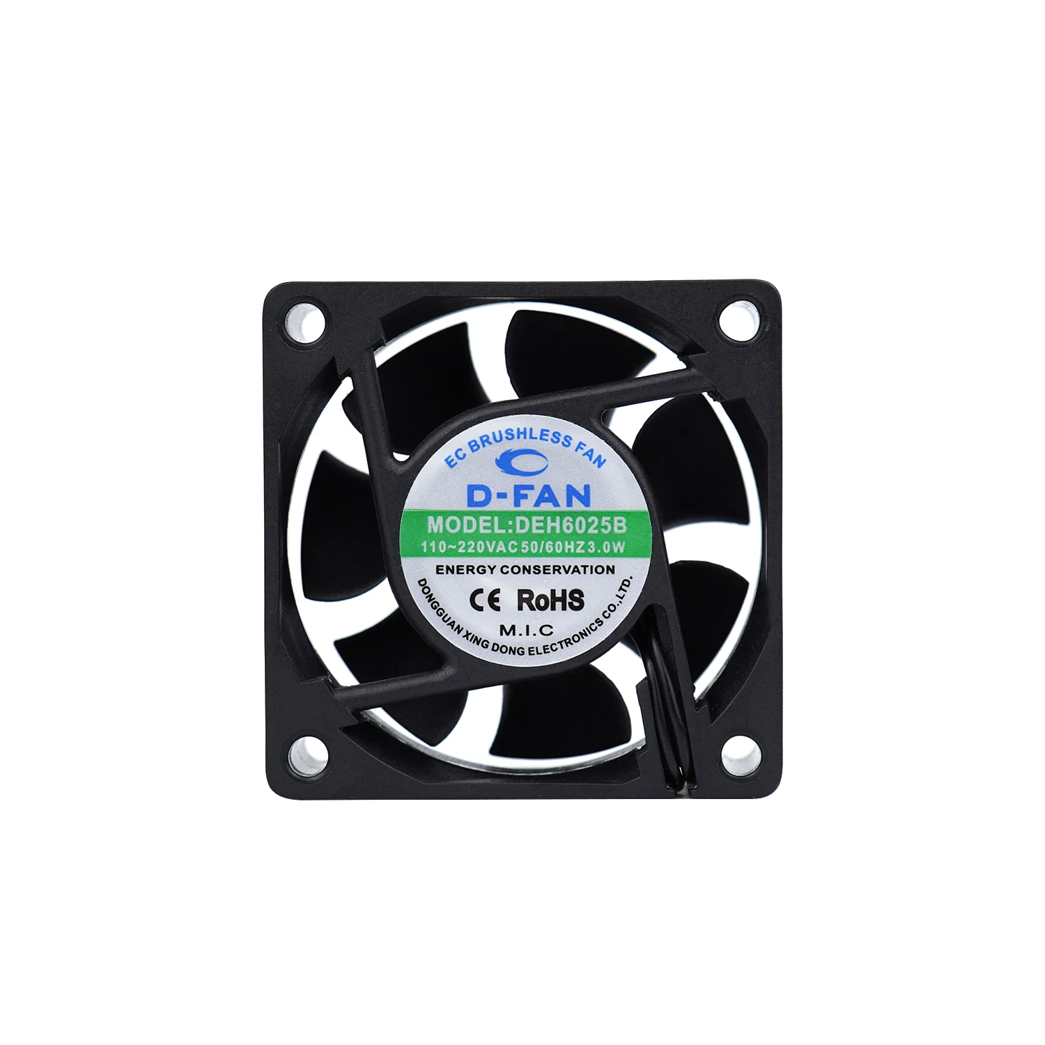 60x60x25 axial cooling fan 60mm 12 volt 110v 220v silent brushless silent fan