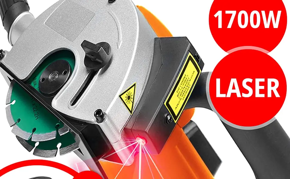 1700W 150mm Electric Brick Wall Cutting Tools Electric Wall Chaser With CE Certificate