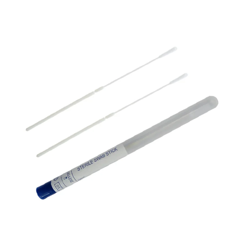 DNA sampling swab /nylon flocked Swab with long tube or plastic bag