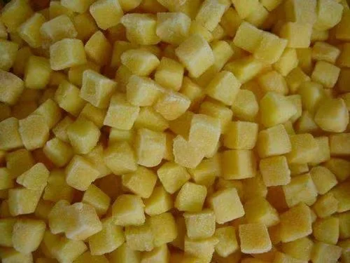 Factory Direct Sweet Delicious Durian-Type Fruit  Whole Water Bulk Packaged Cubes Frozen Yellow Peach Dices