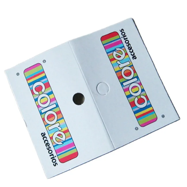 Custom packaging Paper Card/Colorful Paper Card Header hotel key card holder