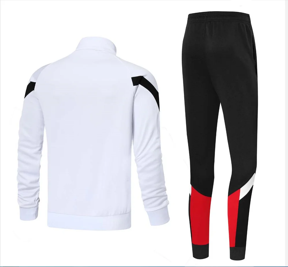 Football Kits Adults Soccer Jerseys Sets Men Running Jackets Sports Training Tracksuit Uniforms Long Sleeve