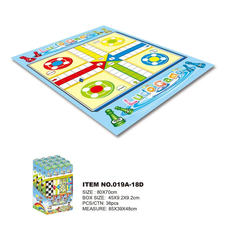 Funny Big Size Children Play Chess Mat Educational Chess Carpet Ludo Game