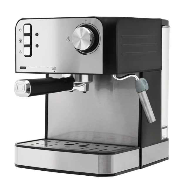 2022 New Design  Automatic Latte Coffee Machine Italian Espresso Pump Coffee Maker with Pressure Gauge Commercial use