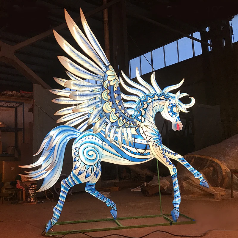 Halloween Decorative Lighting Art Animals Sculpture Outdoors Motif Lights Deer Festive Lantern New Year Christmas Waterproof