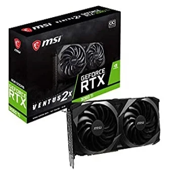 
BUY 2 GET 2 FREE BOLD Guaranteed New Arrival Original MSI Gaming GeForce RTX 3060 Ti 8GB GDRR6 256-Bit OC Graphics Card Vent OC 