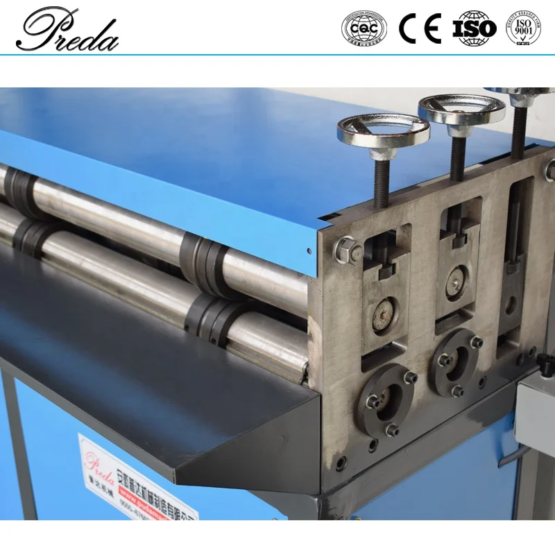 Aluminium Metal Sheet Rectangular air Duct Grooving Machine, Plate Grooving Bead Roller Machine