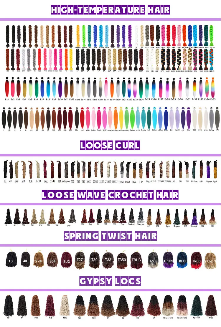 Hot selling wholesale yaki Jumbo Ombre Braiding Hair 100g African Crochet Braids Hair 24 inch Synthetic braiding Hair Extensions