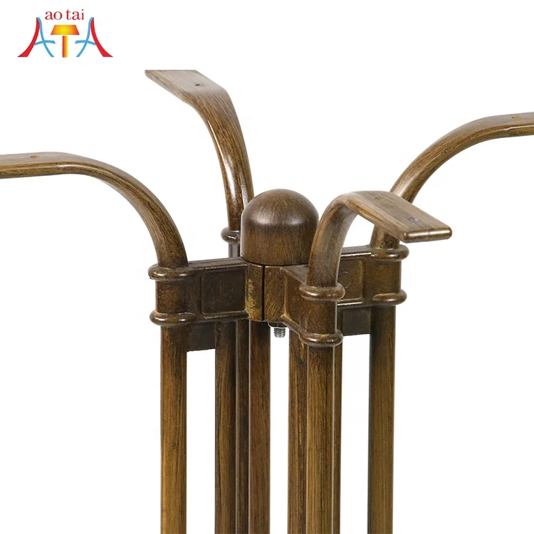 Wholesale Various colors styles restaurant coffee dining metal Aluminium table base