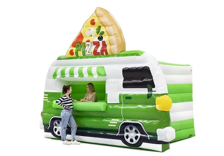 Outdoor Event Inflatable Food Truck Stand PVC Carnival Treat Shop Booth Model LED Party Tent Economical Blow Sale Balloon
