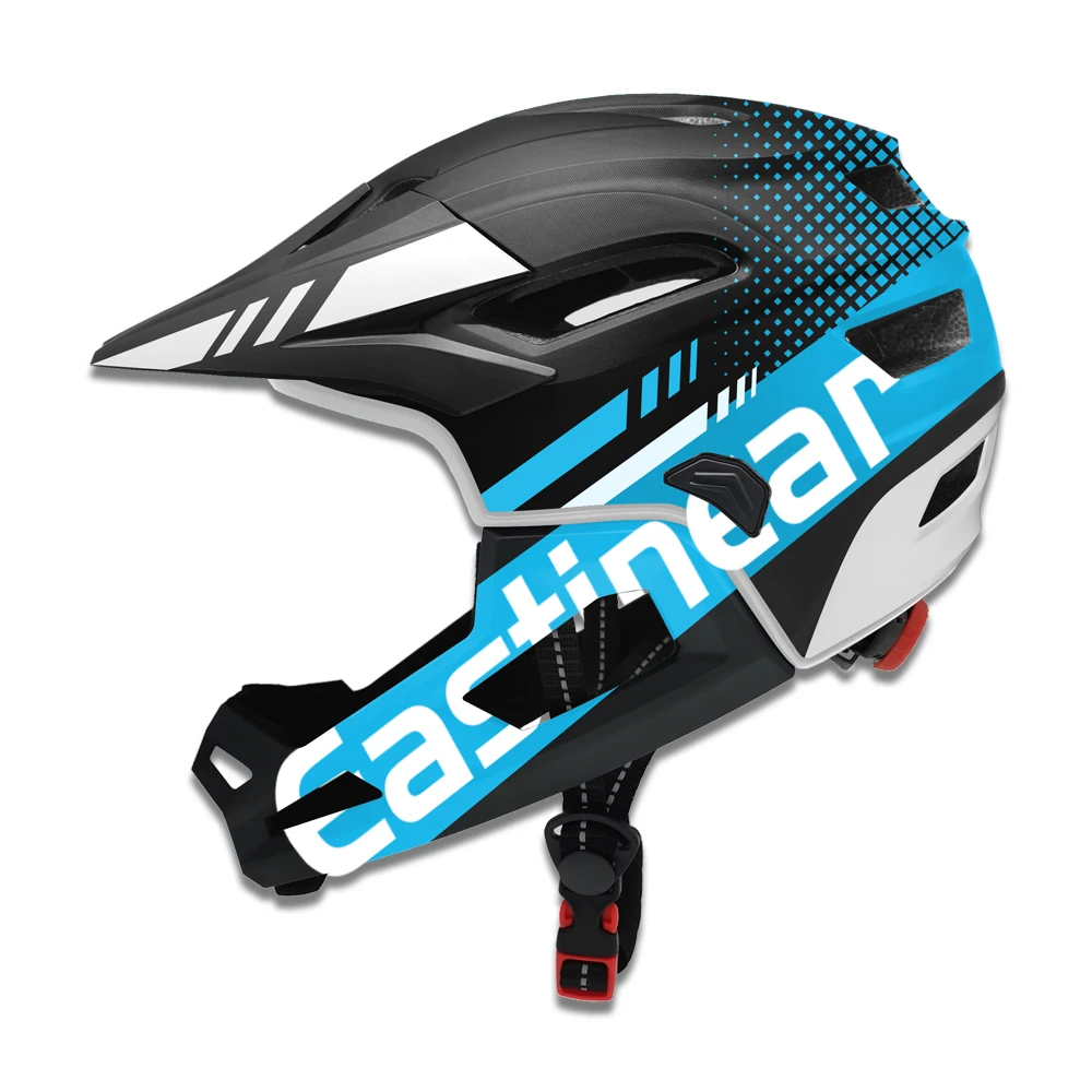 2023 New Arrival Multiple Colors Full Face Mountain Bike Helmet En1078 Capacete De Dowhill With Removable Chin-Bar