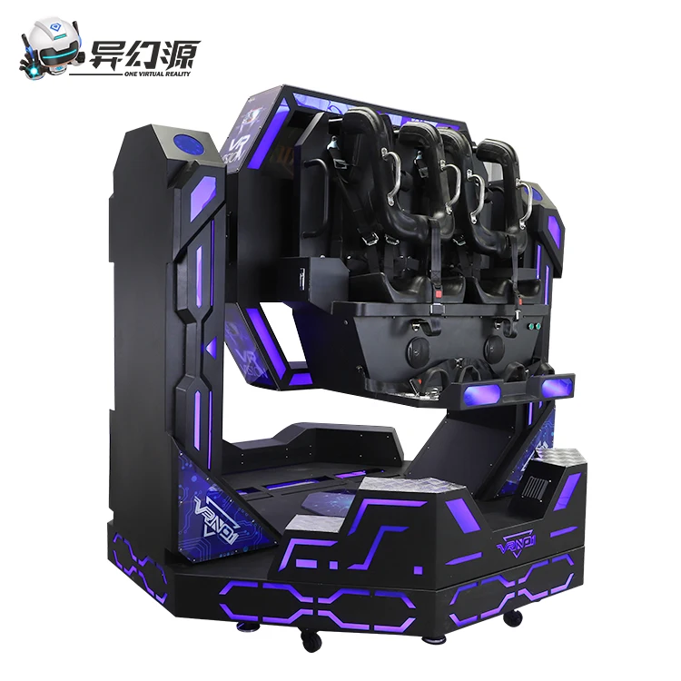 VR Attractions 9D Double Chair Virtual Reality VR arcade machine Flying Simulator 360 VR Simulator
