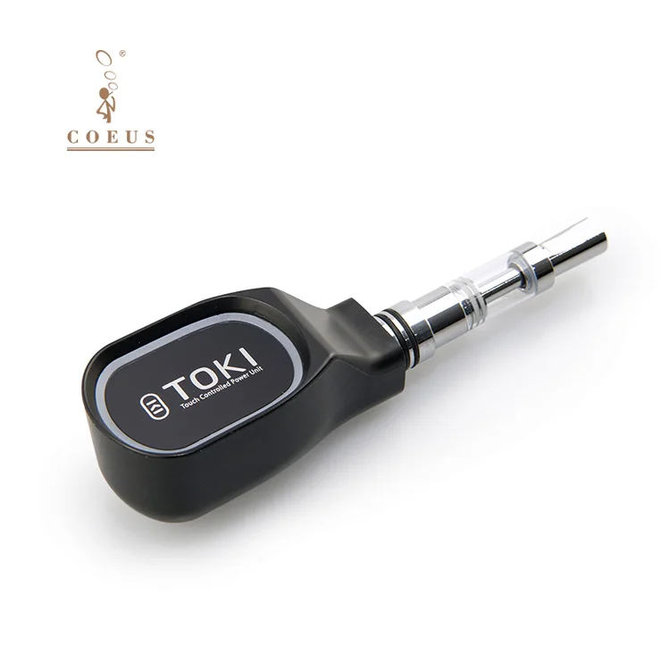 
Newest cbd vape battery box mod smart touch screen to adjust 3 voltages for 510 oil cartridges 