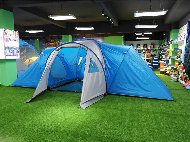  Best Prices High Quality Family Outdoor Camping 3 Rooms Tent For 6