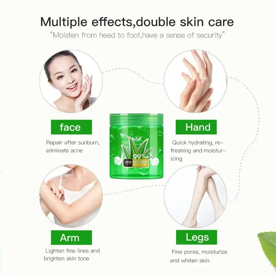 Pure Organic Aloe Vera Gel Aloe Vera Gel Natural Face Creams Soothing  Skin Repairing Moisturizing Aloe Vera Gel