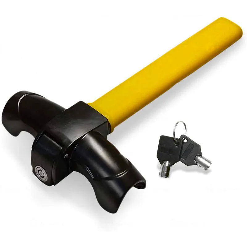 Universal Car Steering Wheel lock Anti-theft Lock Auto for SUV Truck Anti-Theft Security Rotary T-shaped Aluminum Lock
