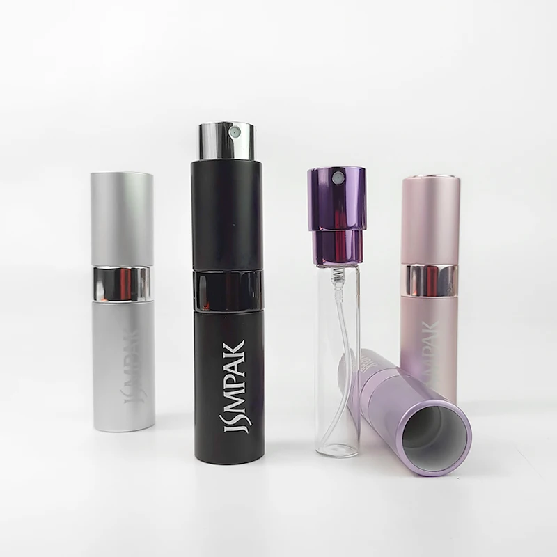 Private Label Mini Tinted Unisex 5 ml 10ml 15 ml 20 ml Atomizer Travel Perfume Bottle And Packaging