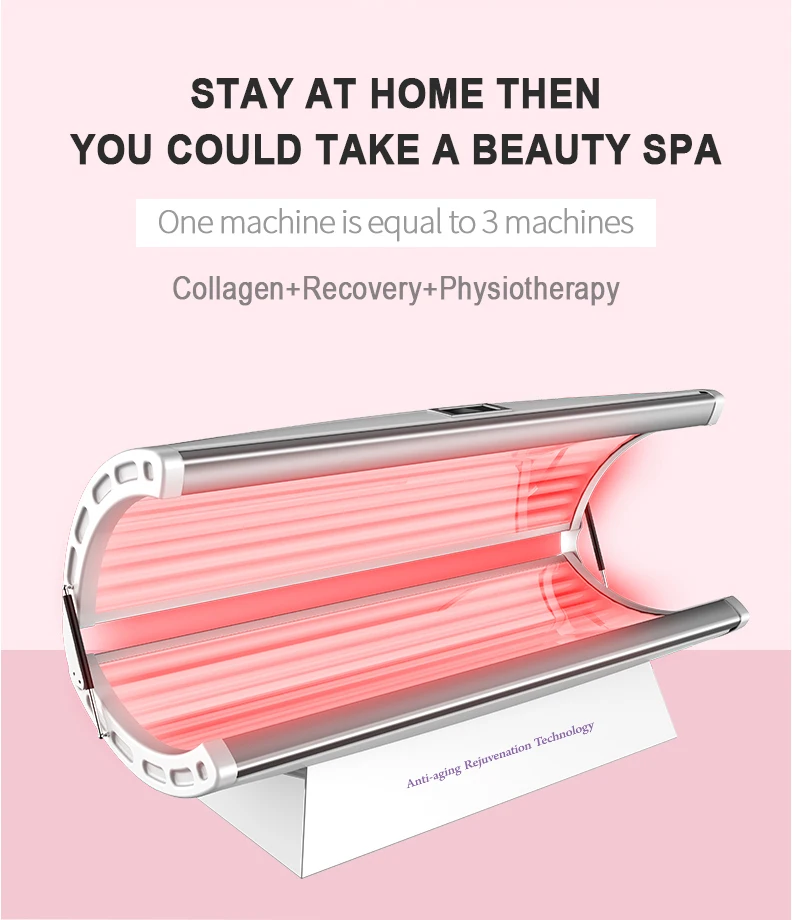 Collagen Red Light Machine for Skin Rejuvenation/photodynamic Therapy Machines 24*100W Cosmedico COLLAGEN Pro Beauty PDT