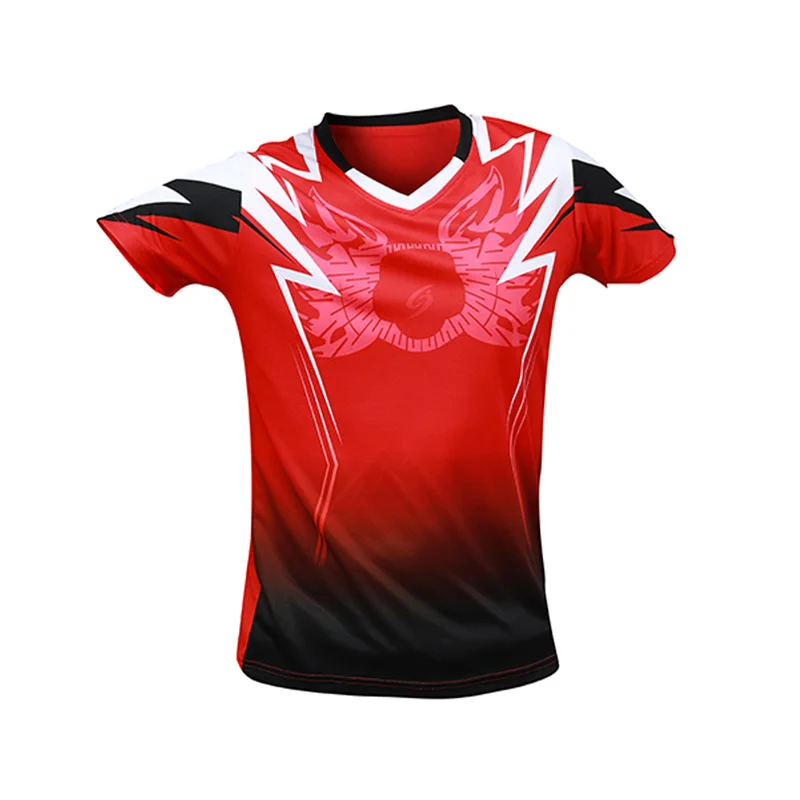 Sublimated Jersey Table Tennis tops Volleyball Uniform Design Custom Tracksuit Badminton Wear