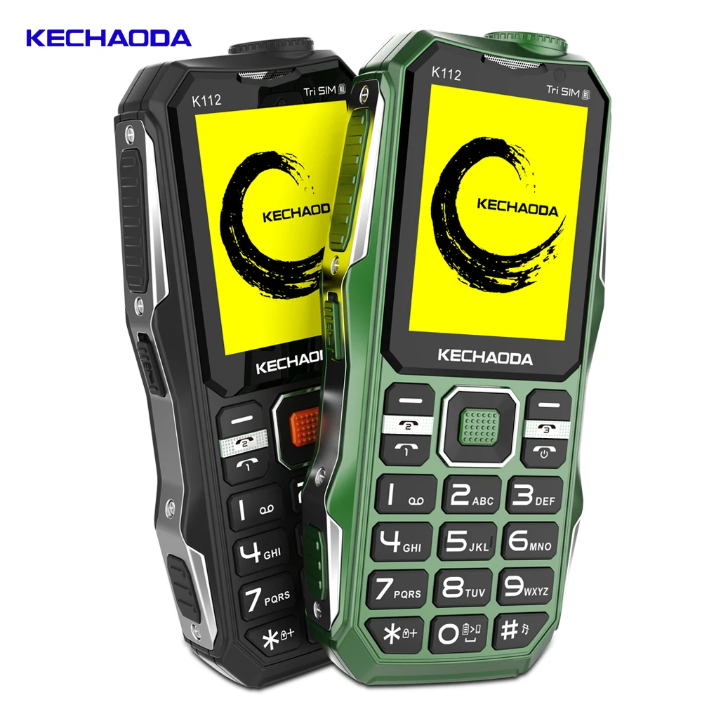  Новый продукт KECHAODA K112 съемный аккумулятор разблокированный сотовый